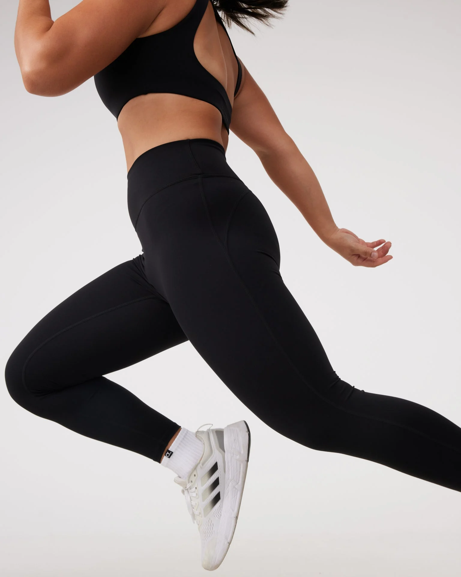 Contour Classic Leggings (Full 24") in Black Sesame - Image 3