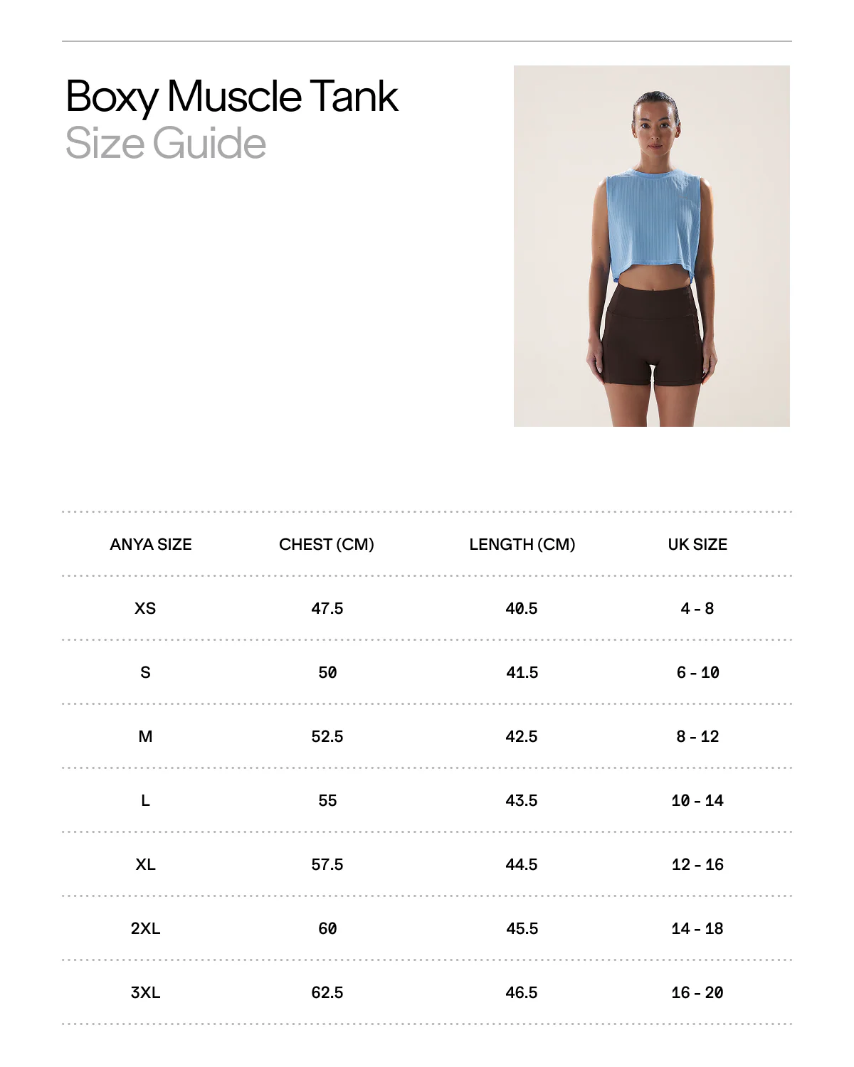 Boxy Muscle Tank in Arctic - Image 5