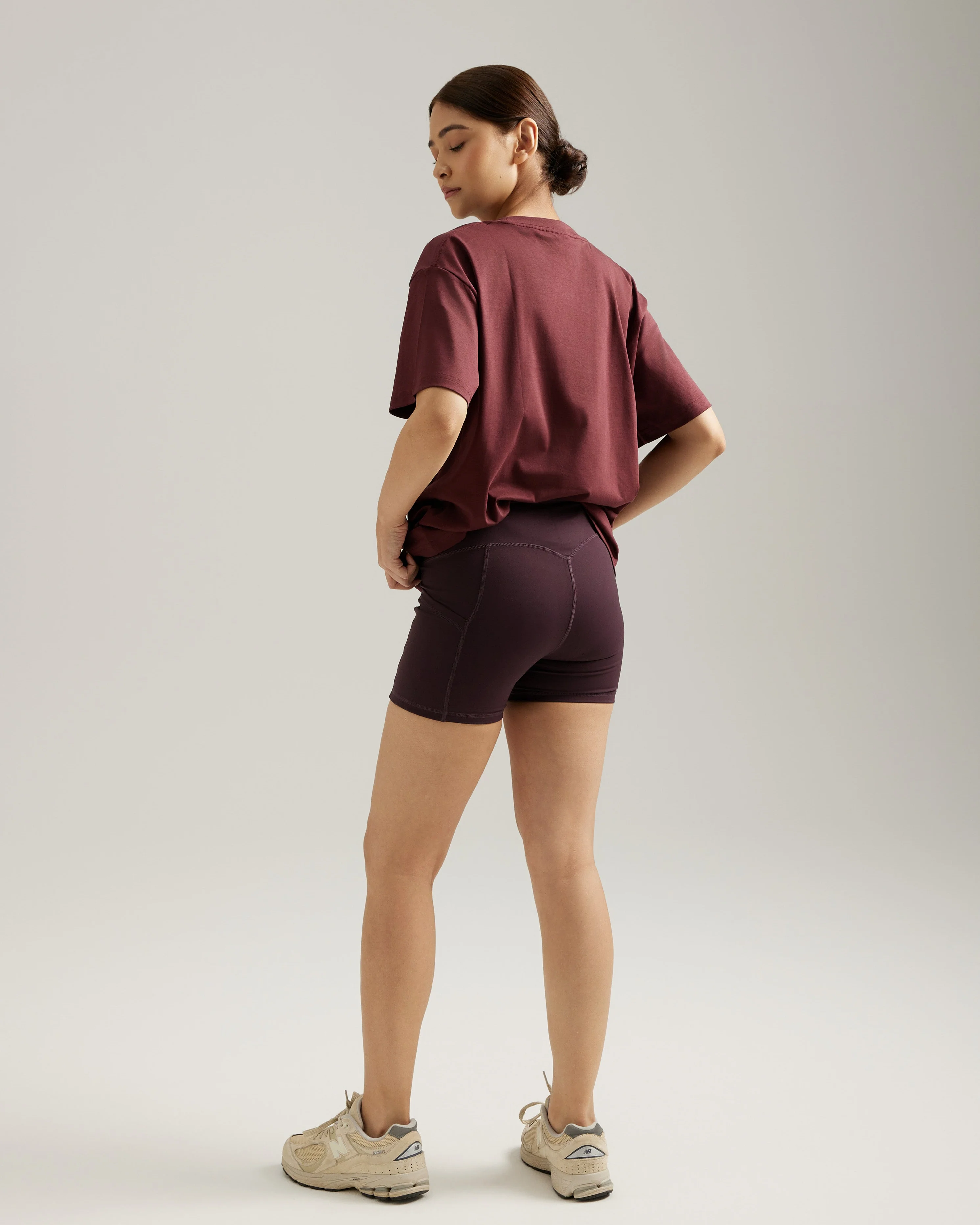 Oversized Tee in Beet - Image 3