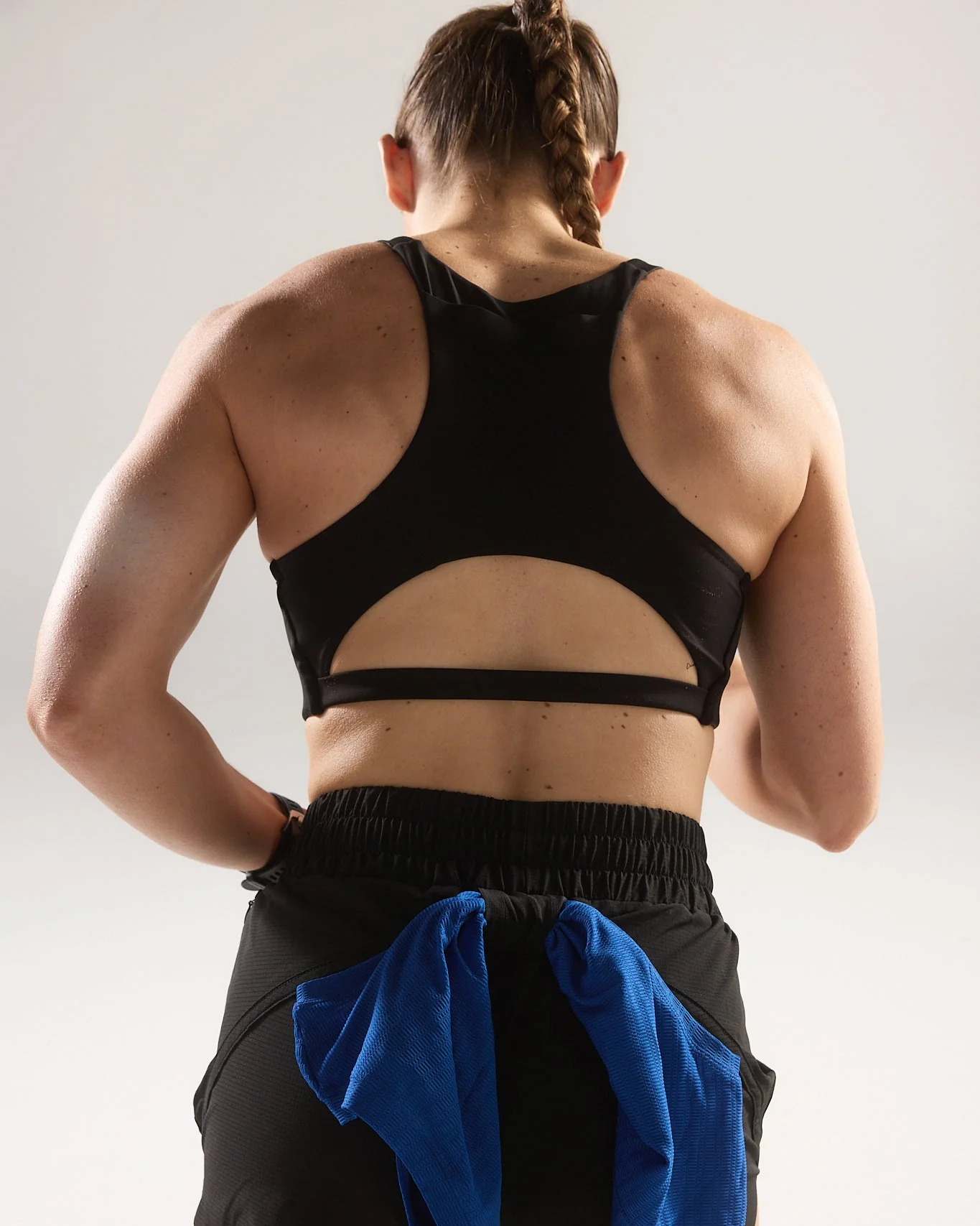 Pace Yourself Shorts (High Rise) in Black Sesame - Image 2