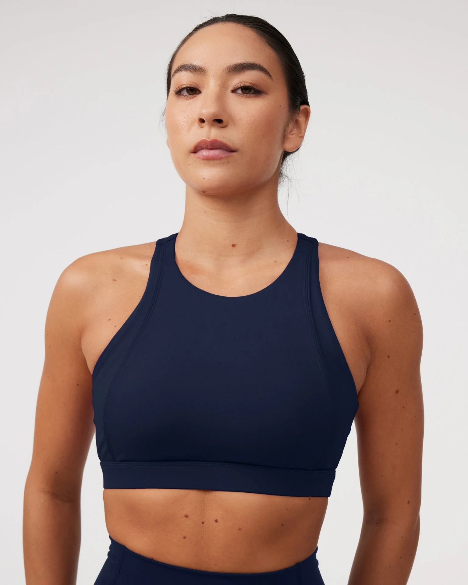 Contour High Neck Bra in Dive