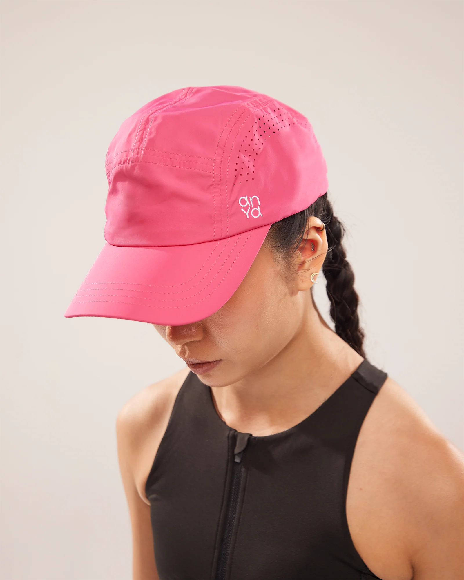 Run Cap (UV Protection) in Hottie