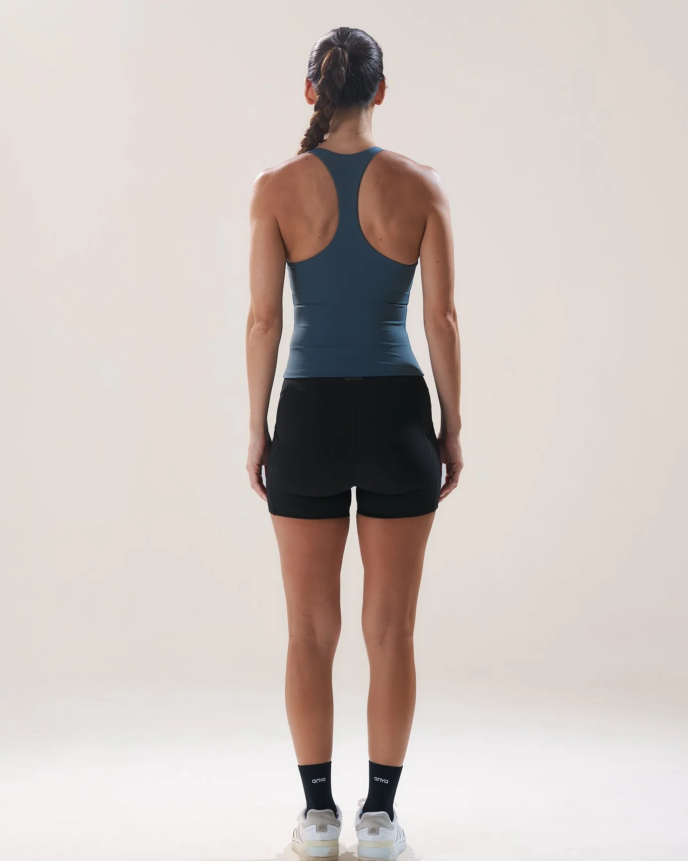 Scoop Longline Bra in Slate - Image 4